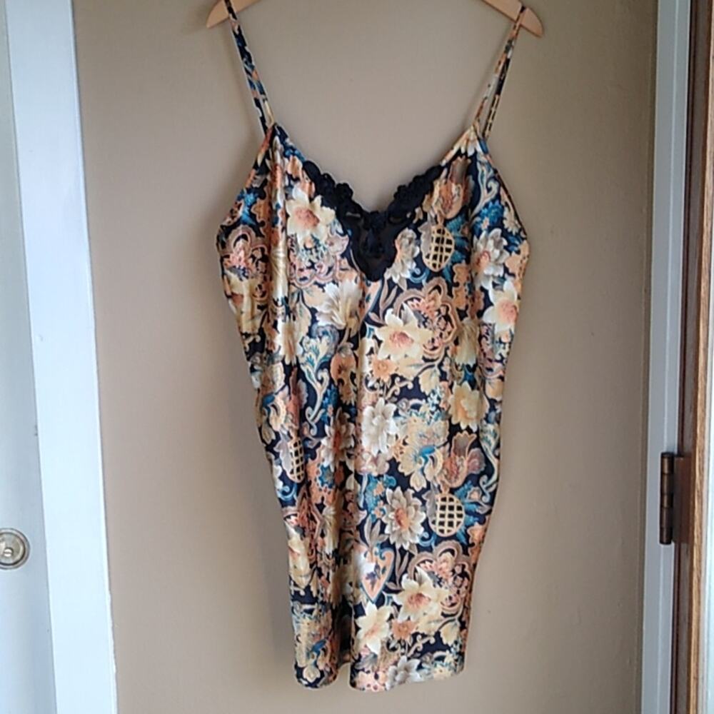 Inner Most Vintage Slip Nightdress Floral  Print